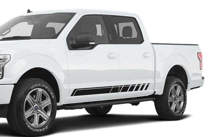 Bubbles Designs Decal Sticker Offroad Stripe kit Compatible with Ford F 150 2015-Present (2903B) - Image 1